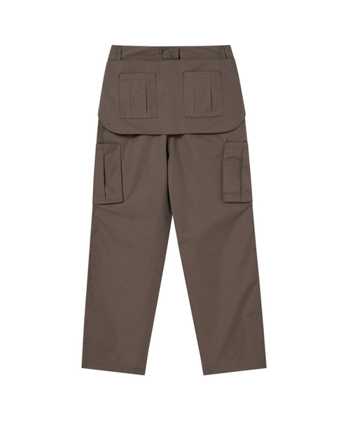 NYXX（エヌワイエックスエックス）の「2-PIECE BELT PANTS BROWN（その他パンツ・レディース・その他・SMALL/MEDIUM）」の2枚目の写真