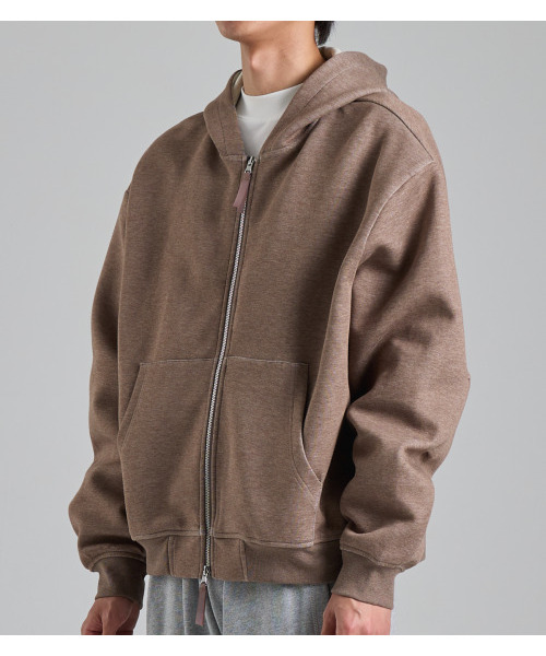 BUTTON SEOUL(ボタンソウル)の「ツーウェイコットンフードジップアップ(ブラウン)(パーカー・メンズ・その他・MEDIUM/LARGE/X-LARGE)」の3枚目の写真