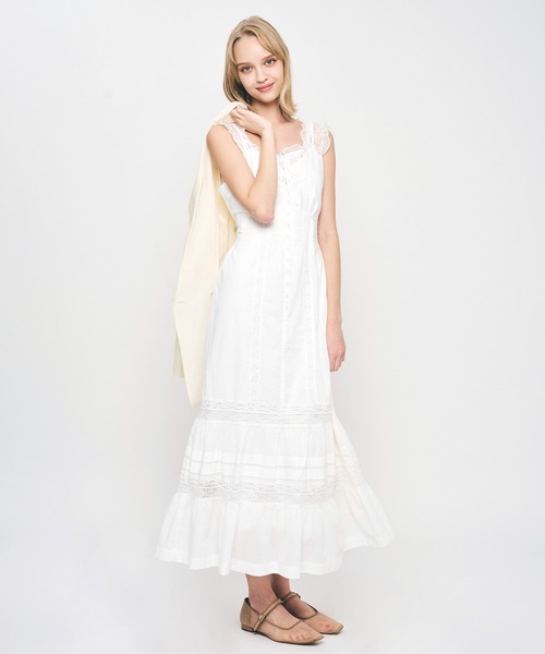 ME COUTURE（ミークチュール）の「レースMIXヴィクトリアンワンピース（ワンピース・レディース・ラベンダー/ピンク/オフホワイト・0/1）」の18枚目の写真