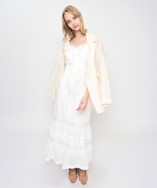 ME COUTURE（ミークチュール）の「レースMIXヴィクトリアンワンピース（ワンピース・レディース・ラベンダー/ピンク/オフホワイト・0/1）」の19枚目の写真