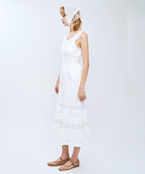 ME COUTURE（ミークチュール）の「レースMIXヴィクトリアンワンピース（ワンピース・レディース・ラベンダー/ピンク/オフホワイト・0/1）」の5枚目の写真