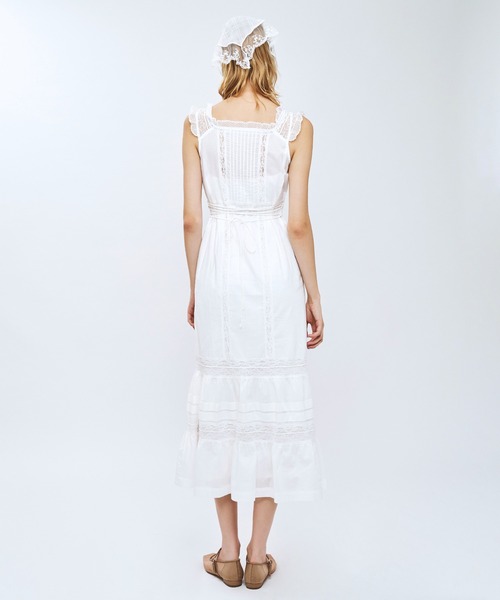 ME COUTURE（ミークチュール）の「レースMIXヴィクトリアンワンピース（ワンピース・レディース・ラベンダー/ピンク/オフホワイト・0/1）」の6枚目の写真