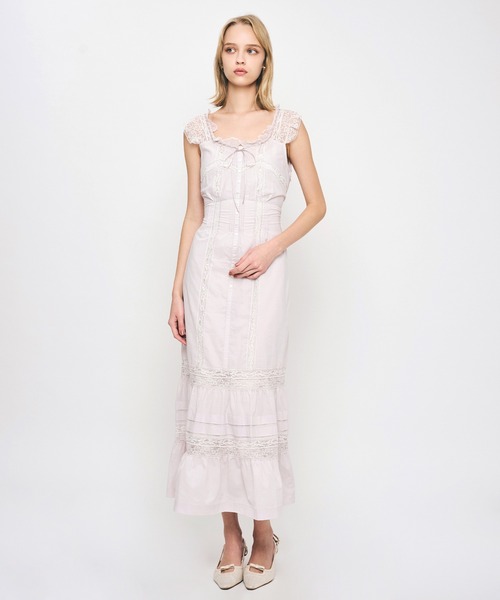 ME COUTURE（ミークチュール）の「レースMIXヴィクトリアンワンピース（ワンピース・レディース・ラベンダー/ピンク/オフホワイト・0/1）」の11枚目の写真