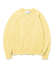 KNITTED（ニッティド）の「シェギドック ウール100% ラウンドカーディガン YELLOW（カーディガン/ボレロ）」