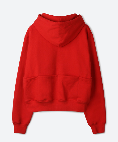 MOONSUN（ムーンサン）の「02 M.C UNISEX, Logo Hood Zip-up / Tomato（パーカー・メンズ・その他・MEDIUM/LARGE）」の3枚目の写真
