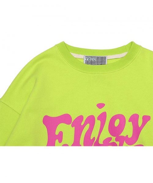 youthbath(ユースバース)の「ENJOY SWEATSHIRT_F.YELLOW(スウェット・レディース・その他・MEDIUM/LARGE)」の2枚目の写真