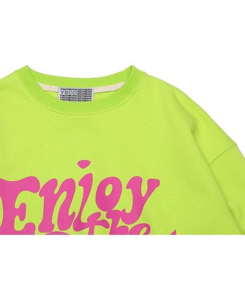 youthbath(ユースバース)の「ENJOY SWEATSHIRT_F.YELLOW(スウェット・レディース・その他・MEDIUM/LARGE)」の3枚目の写真