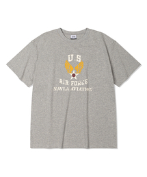 DE GRAND MATIN（ディグランドマーティン）の「U.S FURCE TEE_MELANGE GRAY（Tシャツ/カットソー）」