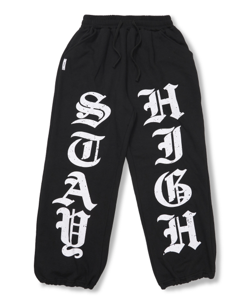 STIGMA(スティグマ)の「Stay High Wide Jogger Pants Black(スウェットパンツ・メンズ・その他・LARGE/X-LARGE)」の1枚目の写真