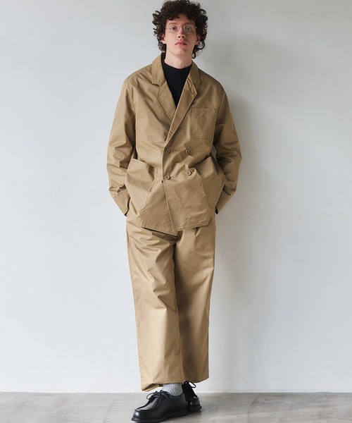SETUP7(セットアップセブン)の「【NewAnce】Hidensity Original Twill Double Jacket / ハイデンシティーオリジナルツイルジャケット -オリジナルツイルシリーズ- ≪セットアップ対応≫(その他アウター・メンズ・ベージュ/ブラック・L/M)」の14枚目の写真