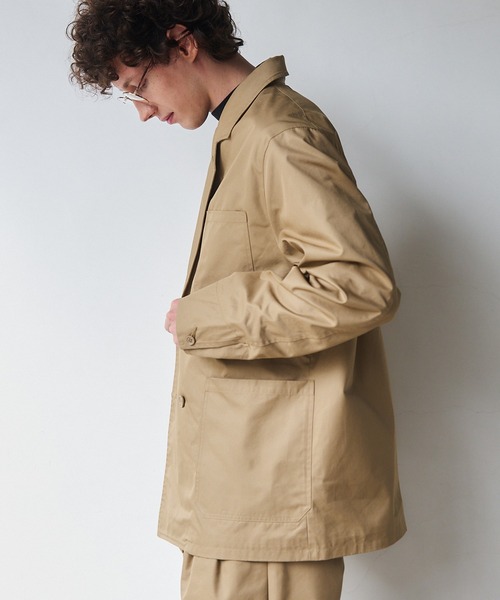 SETUP7(セットアップセブン)の「【NewAnce】Hidensity Original Twill Double Jacket / ハイデンシティーオリジナルツイルジャケット -オリジナルツイルシリーズ- ≪セットアップ対応≫(その他アウター・メンズ・ベージュ/ブラック・L/M)」の13枚目の写真