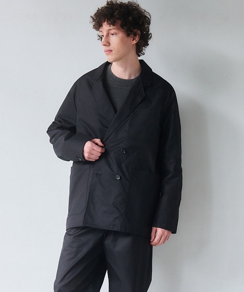 SETUP7(セットアップセブン)の「【NewAnce】Hidensity Original Twill Double Jacket / ハイデンシティーオリジナルツイルジャケット -オリジナルツイルシリーズ- ≪セットアップ対応≫(その他アウター・メンズ・ベージュ/ブラック・L/M)」の4枚目の写真