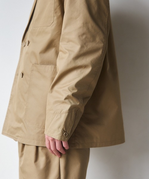SETUP7(セットアップセブン)の「【NewAnce】Hidensity Original Twill Double Jacket / ハイデンシティーオリジナルツイルジャケット -オリジナルツイルシリーズ- ≪セットアップ対応≫(その他アウター・メンズ・ベージュ/ブラック・L/M)」の15枚目の写真