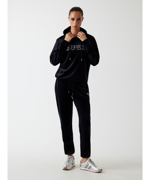 Guess(ゲス)の「COUTURE Hoodie Sweatshirt パーカー(パーカー・レディース・ホワイト系その他/ブラック・LARGE/MEDIUM/SMALL/X-SMALL)」の5枚目の写真