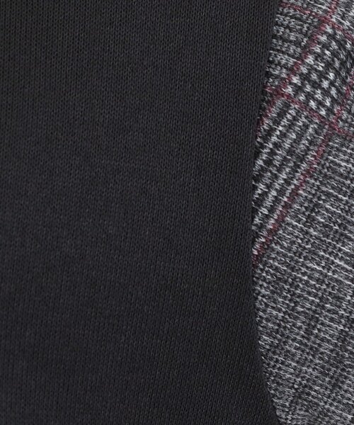 SHOO・LA・RUE(シューラルー)の「【あったか/S-LL】お袖チェック裏起毛チュニック(チュニック・レディース・ブルーグリーン/ブラック/チャコールグレー・04/03/02/01)」の11枚目の写真