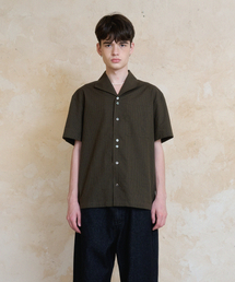 NOUN（ノウン）の「wing collar shirts (khaki brown)（シャツ/ブラウス）」