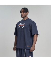 TOLANCE（トランス）の「シンボルオーバーサイズショートスリーブ - ネイビー（Tシャツ/カットソー）」