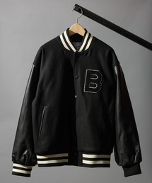 BUTWIN（バトウィン）の「【BUTWIN / バトウィン】ウール×レザーコンビスタンジャン（スタジャン）」