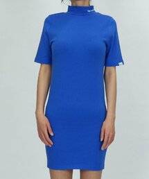 CODE I'M（コードアイエム）の「スパンフライスハーフポロミニワンピースブルー（ワンピース）」