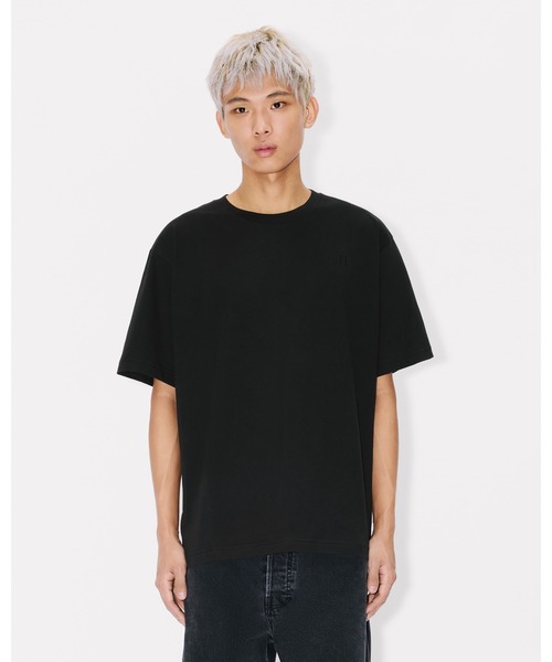KENZO（ケンゾー）の「'Boke Flower 2.0' エンブロイダリー オーバーサイズ Tシャツ イン コットン（Tシャツ/カットソー・メンズ・ブラック系その他5・MEDIUM/LARGE）」の4枚目の写真