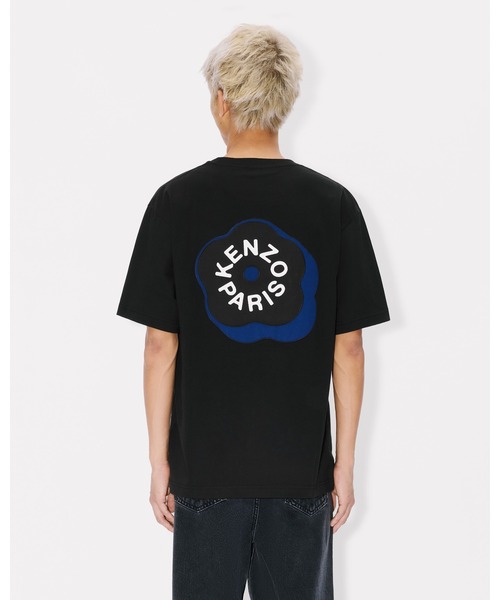 KENZO（ケンゾー）の「'Boke Flower 2.0' エンブロイダリー オーバーサイズ Tシャツ イン コットン（Tシャツ/カットソー・メンズ・ブラック系その他5・MEDIUM/LARGE）」の3枚目の写真