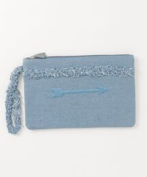 【Swaraj/スワラージ】ARROW手刺繍クラッチバッグ