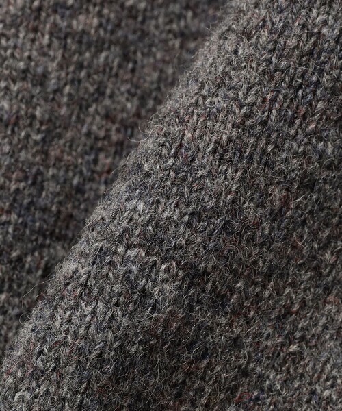 fennica（フェニカ）の「【別注】Jamieson's Knitwear / リブ ストライプ プルオーバーニット（ニット/セーター・レディース・グレー・XL(44)/L(42)/M(40)）」の4枚目の写真