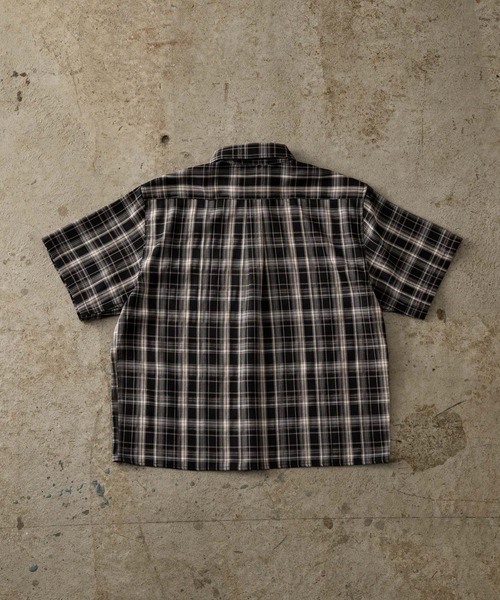 ADAMASTE（アダマスト）の「Retro Check Regular Collar Shirt - レトロチェックレギュラーカラーシャツ（シャツ/ブラウス・メンズ・ブラック/ブルー/レッド・SMALL/MEDIUM/LARGE）」の22枚目の写真