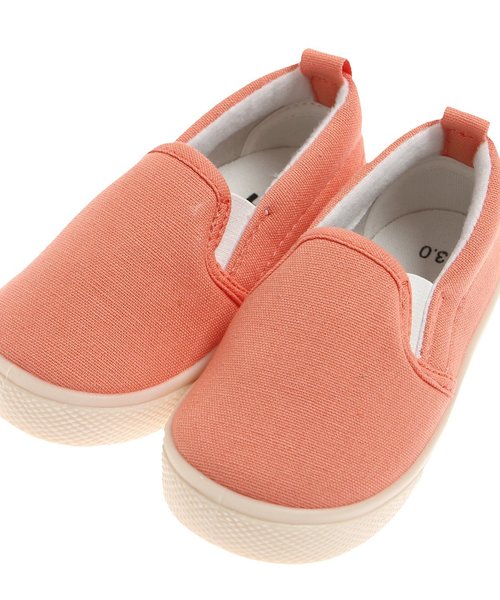 BREEZE（ブリーズ）の「スリッポンベビー（スリッポン・キッズ・ブラック/ネイビー/サーモンピンク/レモンイエロー/グレー・14.5/14/13/13.5/15 ）」の5枚目の写真