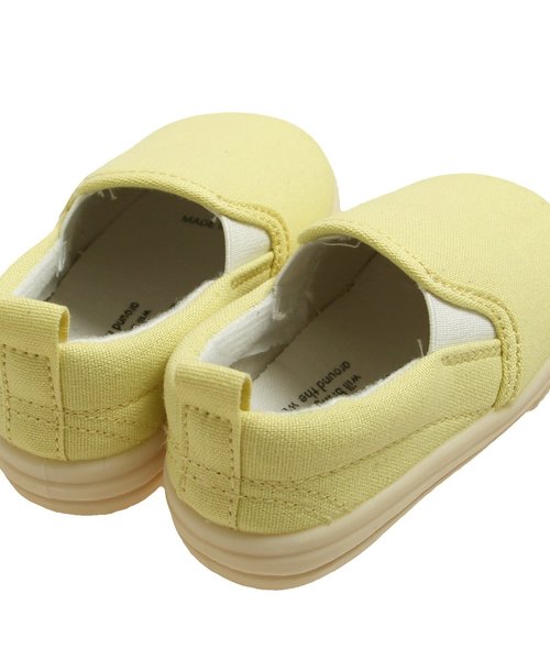 BREEZE（ブリーズ）の「スリッポンベビー（スリッポン・キッズ・ブラック/ネイビー/サーモンピンク/レモンイエロー/グレー・14.5/14/13/13.5/15 ）」の12枚目の写真
