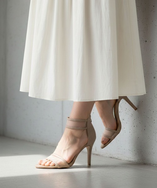 SEVEN TWELVE THIRTY（セヴントゥエルヴサーティー）の「チュールベルトサンダル（サンダル・レディース・ベージュ系その他/ブラック系その他・22cm/22.5cm/23cm/23.5cm/24cm/24.5cm）」の13枚目の写真