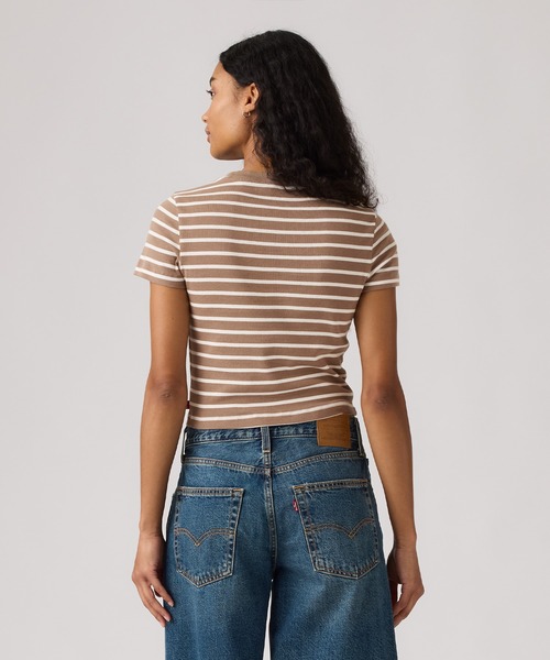 Levi's（リーバイス）の「Levi's/リーバイス エッセンシャル スポーティ Tシャツ（Tシャツ/カットソー・レディース・ブラウン・M/S/XS）」の10枚目の写真