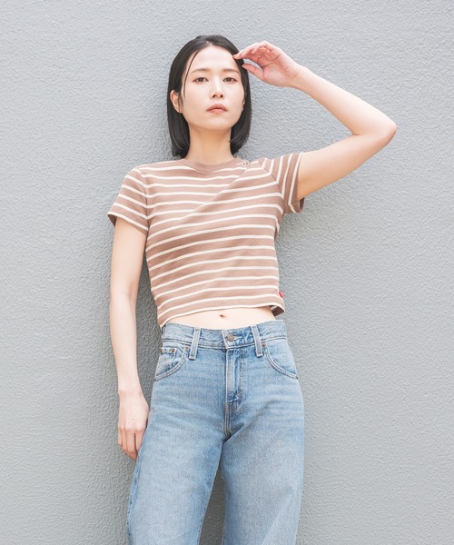 Levi's（リーバイス）の「Levi's/リーバイス エッセンシャル スポーティ Tシャツ（Tシャツ/カットソー・レディース・ブラウン・M/S/XS）」の12枚目の写真