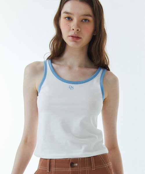 RAVEROUS(レイバーロス)の「RVS スリーブレスTシャツ ブルー(Tシャツ/カットソー・レディース・その他・1)」の1枚目の写真