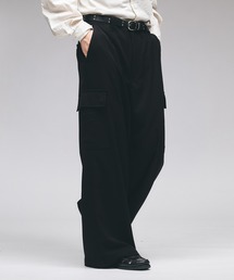 セール】High Density Gabardine 2-Tuck Wide Slacks / 高密度