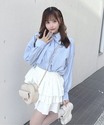 one way | リボンタイビッグシャツ(シャツ/ブラウス)