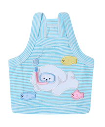 HIWITH（ハイウィーズ）の「スノーケリングペットクロップタンクトップ_ブルー（ペットウェア）」