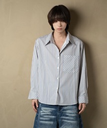 primula（プリムラ）の「ストライプシャツ（シャツ/ブラウス）」