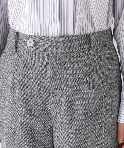 human woman（ヒューマンウーマン）の「◆ツィードフラップセミワイドパンツ（その他パンツ・レディース・ネイビー/グレー・SMALL/MEDIUM/LARGE）」の12枚目の写真