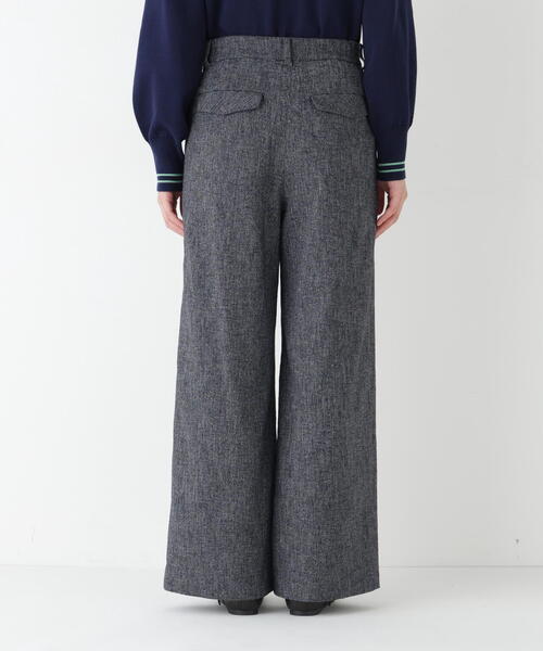 human woman（ヒューマンウーマン）の「◆ツィードフラップセミワイドパンツ（その他パンツ・レディース・ネイビー/グレー・SMALL/MEDIUM/LARGE）」の22枚目の写真
