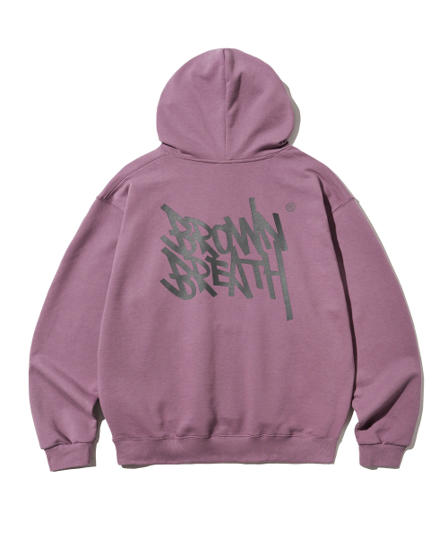 BROWNBREATH(ブラウンブレス)の「TAG HOODIE - VIOLET(パーカー・レディース・その他・S/M/L/XL)」の1枚目の写真