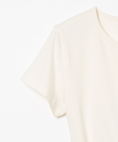 MILLO WOMEN（ミロウーマン）の「ホワイトタイドTシャツ [エクリュ]（Tシャツ/カットソー・レディース・その他・ONE SIZE）」の6枚目の写真