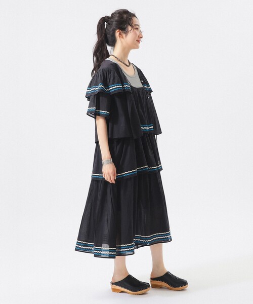 trepied（トレピエ）の「【別注】trepied / キャミワンピース（ワンピース・レディース・ブラック/ホワイト・ONE SIZE）」の9枚目の写真