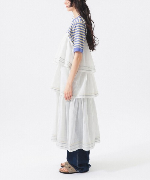 trepied（トレピエ）の「【別注】trepied / キャミワンピース（ワンピース・レディース・ブラック/ホワイト・ONE SIZE）」の11枚目の写真