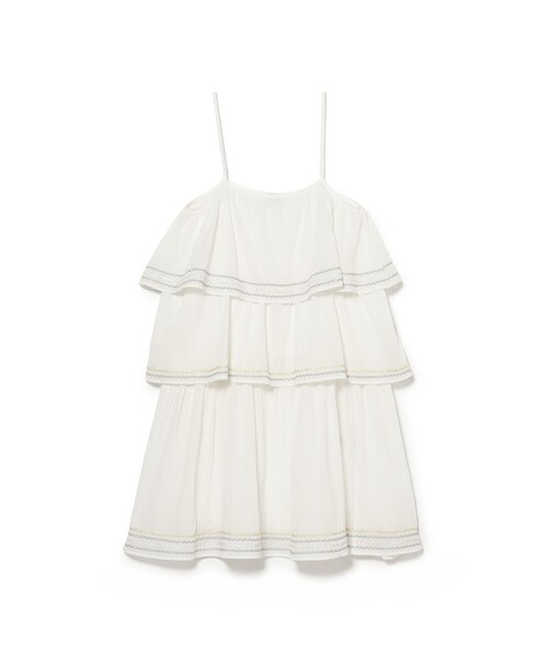 trepied（トレピエ）の「【別注】trepied / キャミワンピース（ワンピース・レディース・ブラック/ホワイト・ONE SIZE）」の16枚目の写真