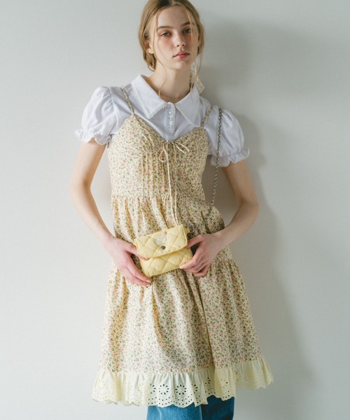 idem（イデム）の「lace piping polo shirt / レースデザインポロシャツ（ポロシャツ・レディース・ネイビー/アイボリー・FREE）」の19枚目の写真