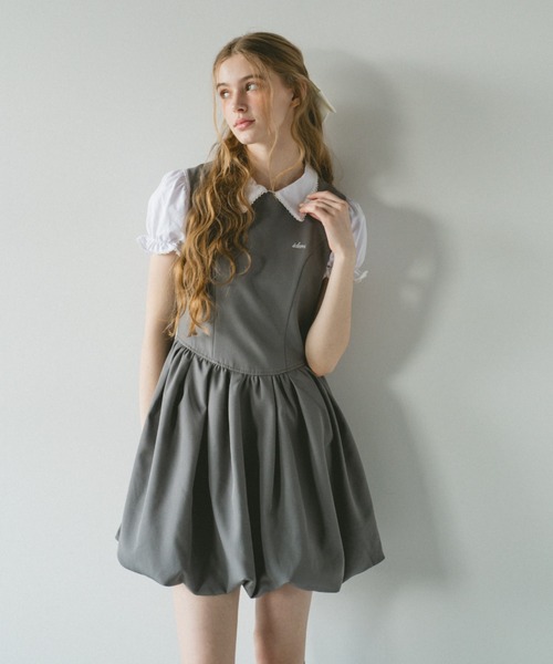 idem（イデム）の「lace piping polo shirt / レースデザインポロシャツ（ポロシャツ・レディース・ネイビー/アイボリー・FREE）」の22枚目の写真