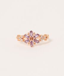 【Cle・stone（クレストーン）】スノーフレーク ムーンストーンリング cle-ring-3-12【RBTS】