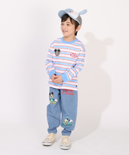 Disney（ディズニー）の「ディズニー デニム耳付きキャップ 1254（キャップ・キッズ・ブラック×レッド/その他9・M size）」の8枚目の写真