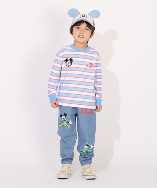 Disney（ディズニー）の「ディズニー デニム耳付きキャップ 1254（キャップ・キッズ・ブラック×レッド/その他9・M size）」の9枚目の写真